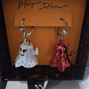 Betsey Johnson Ghost Earrings